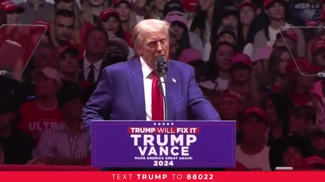 Trump touts commanding lead and secret strategy for victory