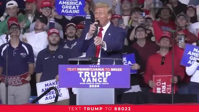Trump rallies supporters with promise to restore American greatness