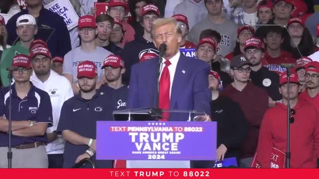 Trump claims victory over radical left in fiery speech
