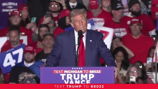 Trump promises to revive American industry and end inflation