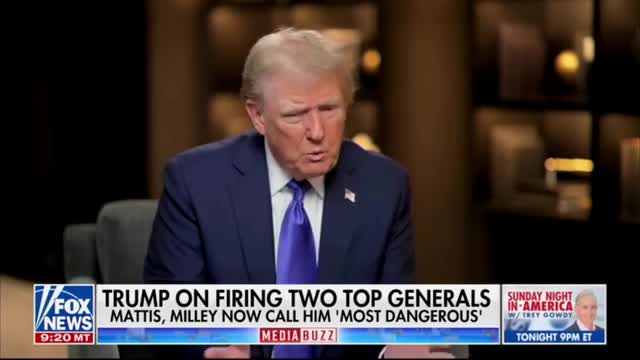 Trump blasts military leaders and defends border policies