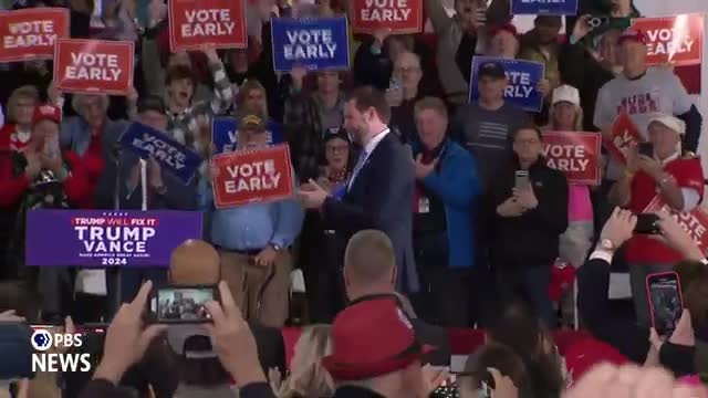 Trump rallies Michigan supporters for crucial election push