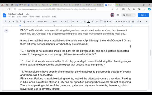 Community demands transparency in park development plans