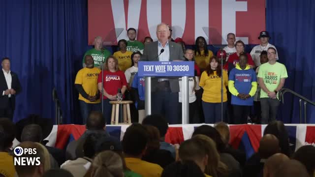 Kamala Harris rallies voters to reclaim manufacturing jobs