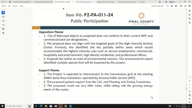 Major solar facility proposal gains community backing
