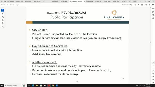 Community backs solar project amid growing energy demands