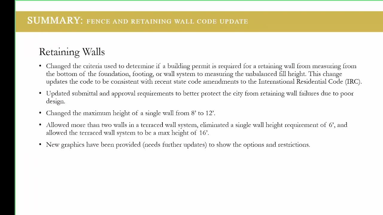 City Council Approves Controversial Wall Height Increase