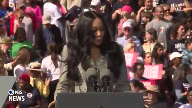Kamala Harris gains momentum with passionate Atlanta rally