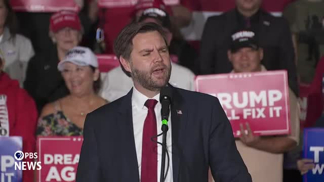 Donald Trump Jr rallies supporters against Biden administration policies