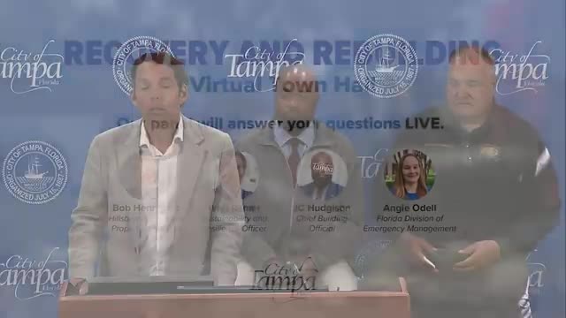 Tampa launches virtual town hall for hurricane recovery efforts
