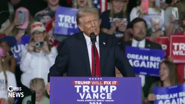 Trump rallies Virginia supporters with bold promises for change