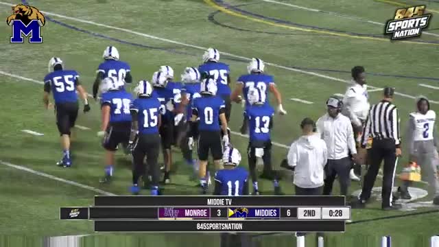 Middletown dominates first half with powerful offensive surge