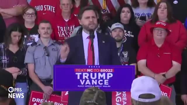 Trump vows to restore American values and leadership