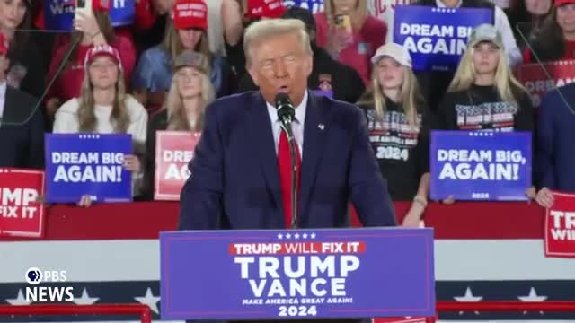 Trump declares it is Republicans' election to lose