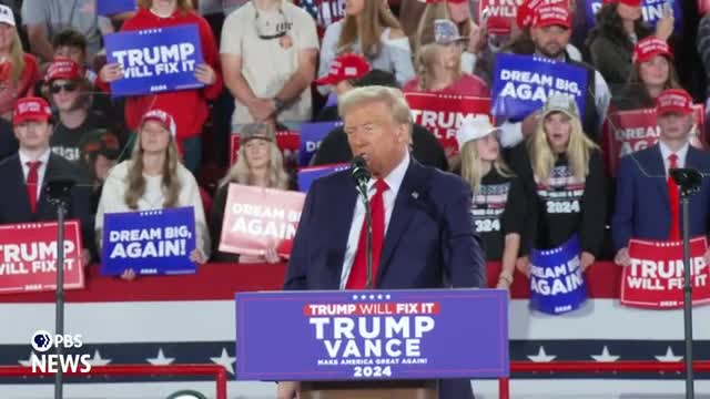 Trump rallies support in North Carolina for 2024 run