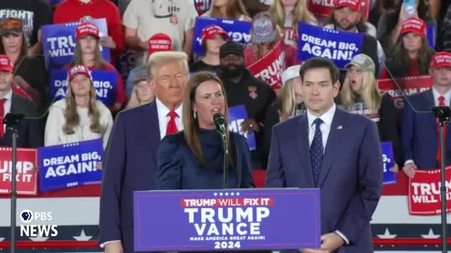Trump vows to restore American greatness in fiery rally speech