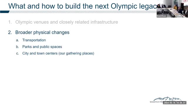 Utah aims for transformative Olympics with sustainable infrastructure