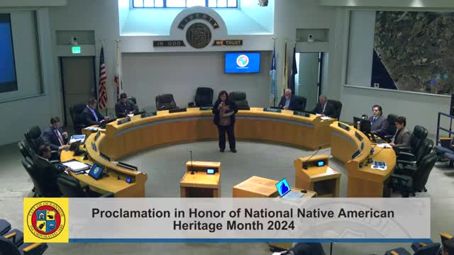 Oceanside honors Native American heritage with proclamation