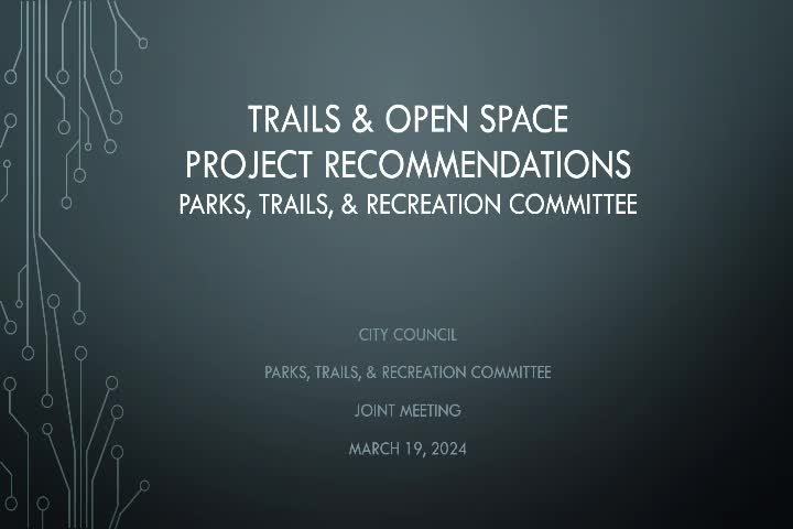 Parks Committee Unveils Ambitious Trail Improvement Plans