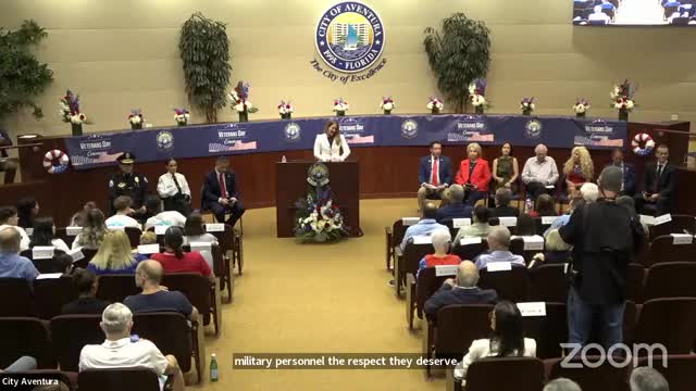 Aventura honors veterans with heartfelt ceremony