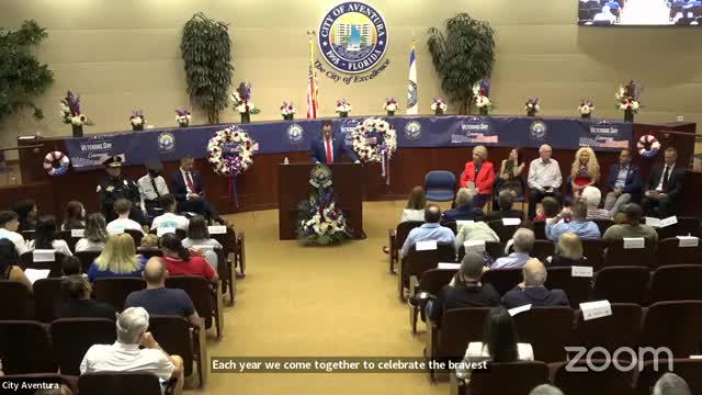 Aventura honors veterans with heartfelt tribute and call to action