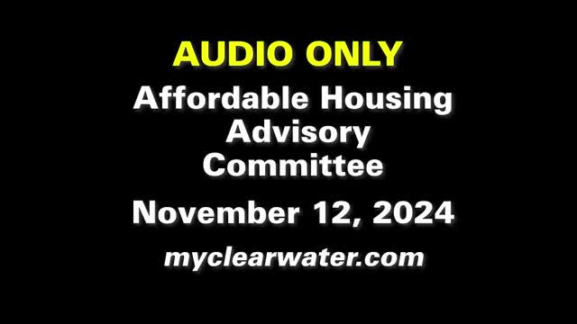 Clearwater launches ambitious plan for affordable housing solutions