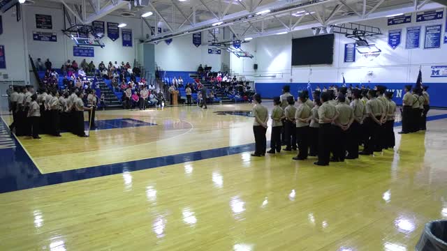 ROTC leader inspires cadets with heartfelt inspection speech