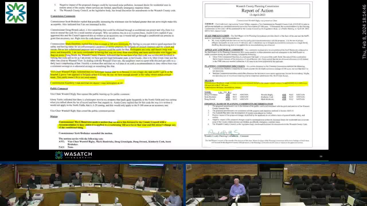 Commissioners clash over controversial helipad proposal