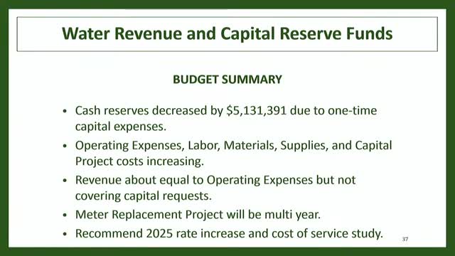 Water and sewer rates set to rise amid budget crisis