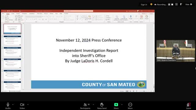 Sheriff faces potential removal after damning investigation findings