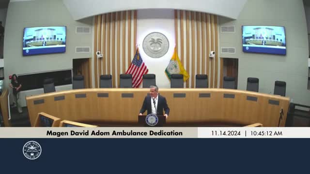 Miami Beach Mayor champions support for Israel and democracy