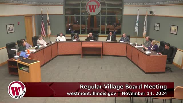 Trustee announces emotional resignation from village board