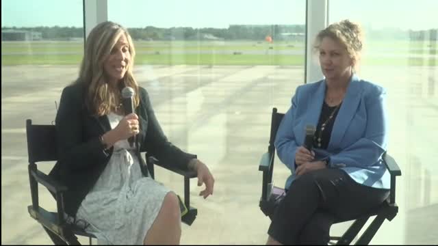 Inaugural flight lands to cheers at Daytona Beach Airport