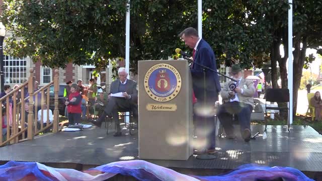 Fifth grader honors bravery of military families on Veterans Day