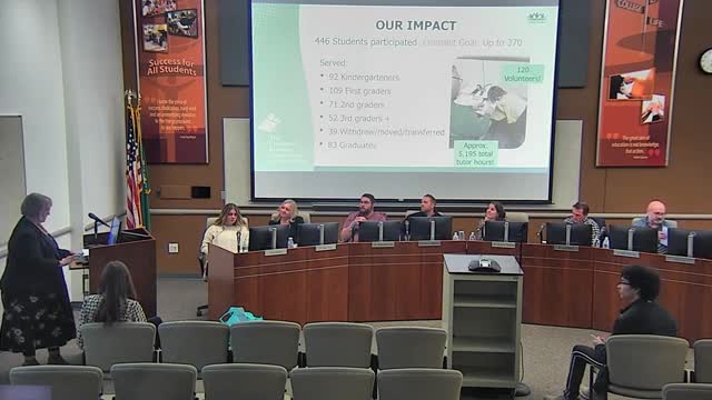 Team Read boosts literacy with 82 percent student success