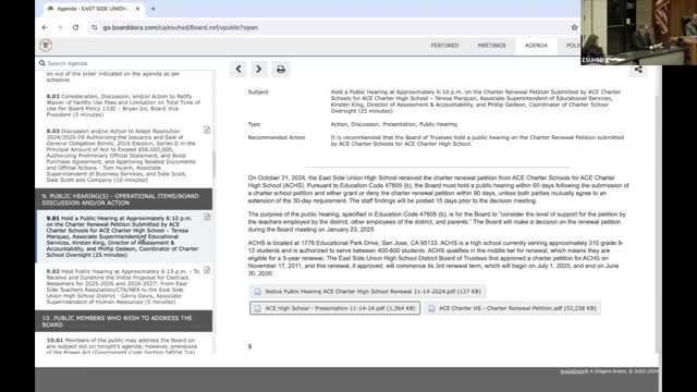 Parents rally to support inclusive education at ACE