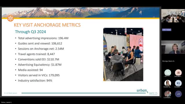 Anchorage tourism rebounds with record convention spending