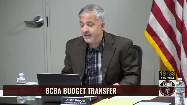 School board approves special-education budget transfer to buy 160 hours of behavior training