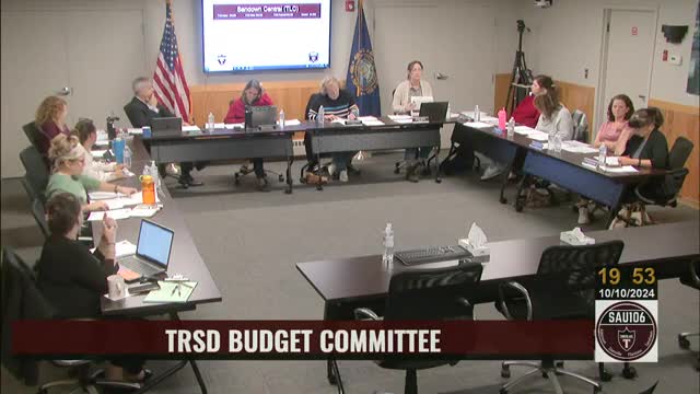 Budget committee amends bylaw to set annual organizational meeting on or before May 1