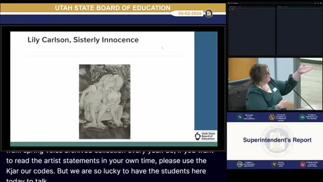 Student artist captures sisterly bond in stunning artwork