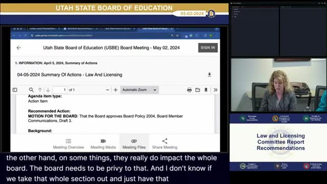 Board Chair Calls for Clarity Amid Communication Chaos