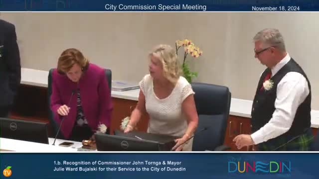 New commissioners sworn in as community spirit shines