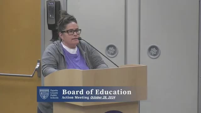 Fayette County Board honors fallen educators in heartfelt tribute