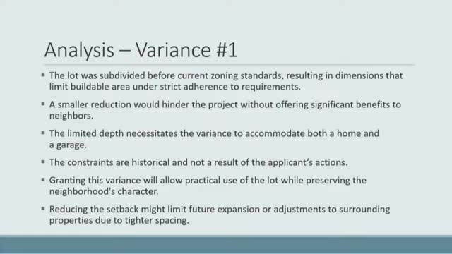 Variance request sparks debate over neighborhood development