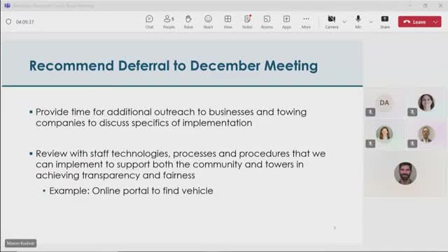 Community outraged over proposed towing fee increases