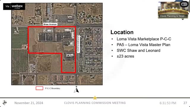 Planning Commission greenlights major Loma Vista Marketplace changes