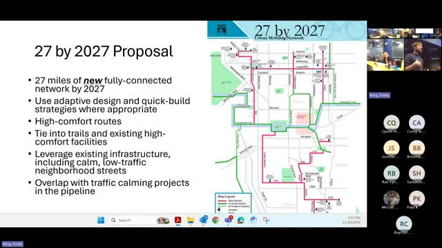 City plans ambitious 27 mile bike network by 2027