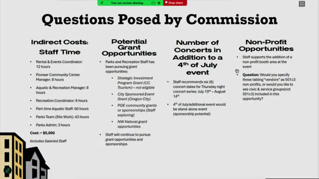 Commissioner proposes exciting new entertainment for July 4th