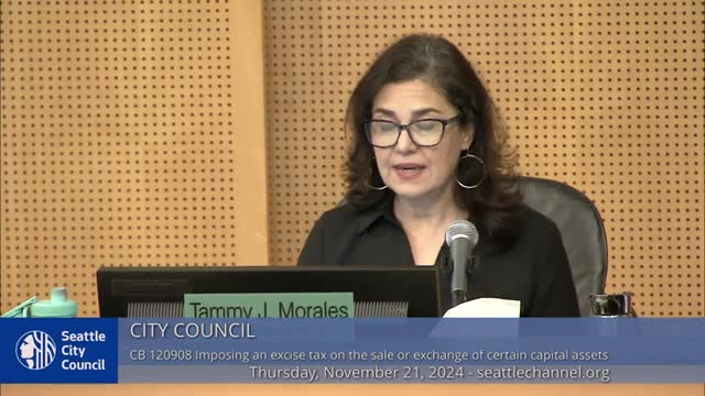 Council debates capital gains tax as spending plan fails
