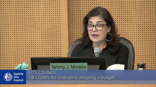 Council member votes no on budget citing community neglect